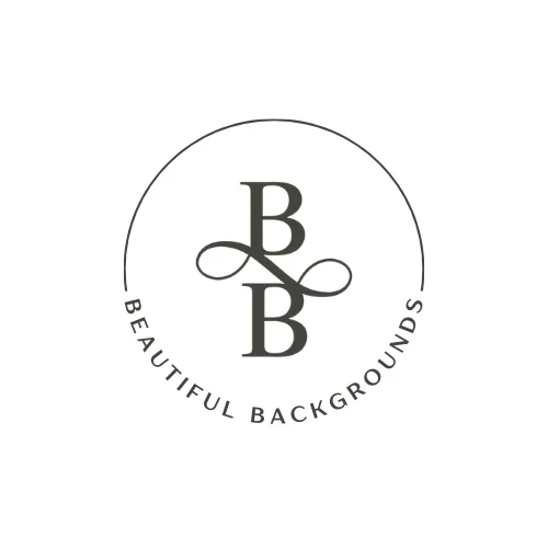 Beautiful Backgrounds Logo White Background